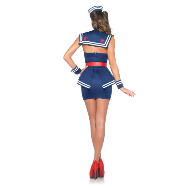 4 PC Aye Aye Amy Sailor Costume