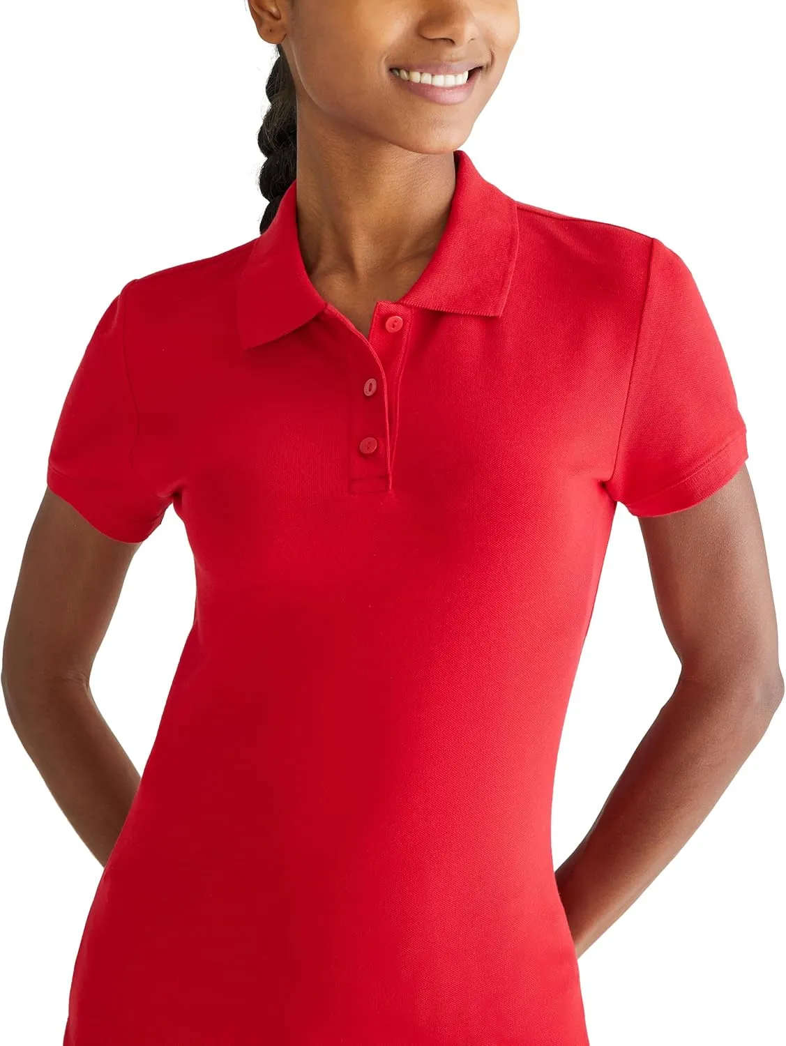 AEROPOSTALE Women's Aero Uniform Polo Short Sleeve