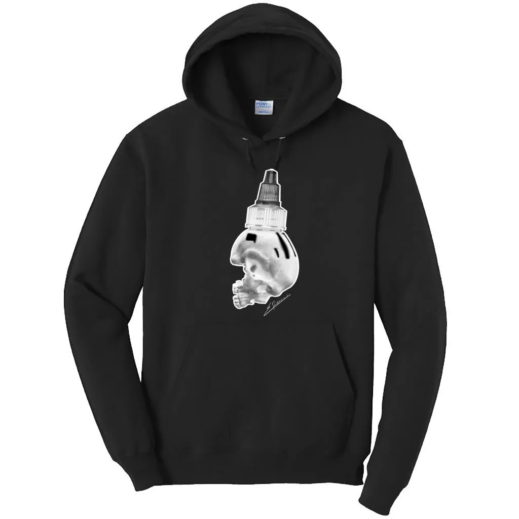 Art Society SKULL INK BOTTLE HOODIE BLACK