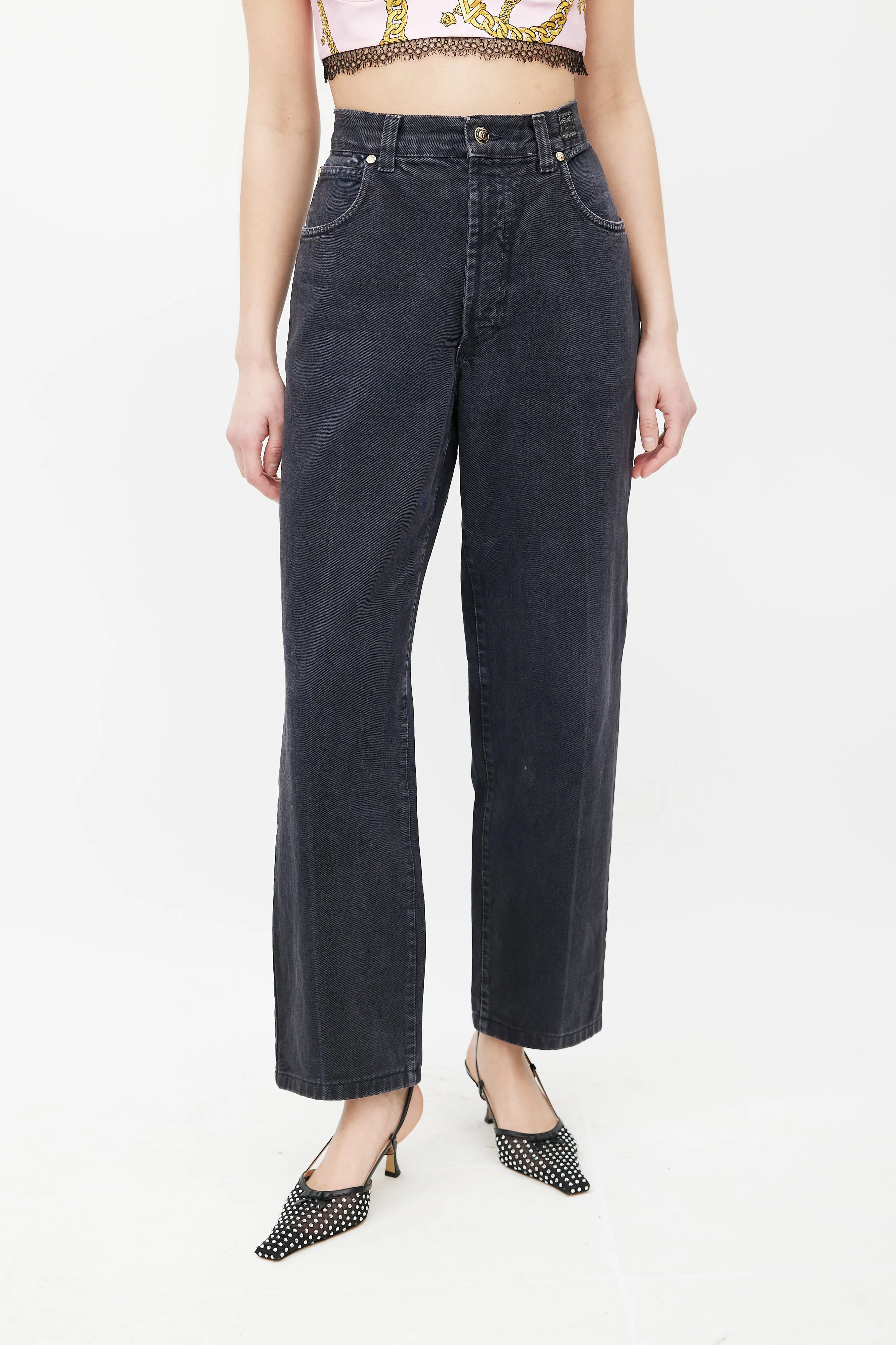 Black Wide Leg Jeans