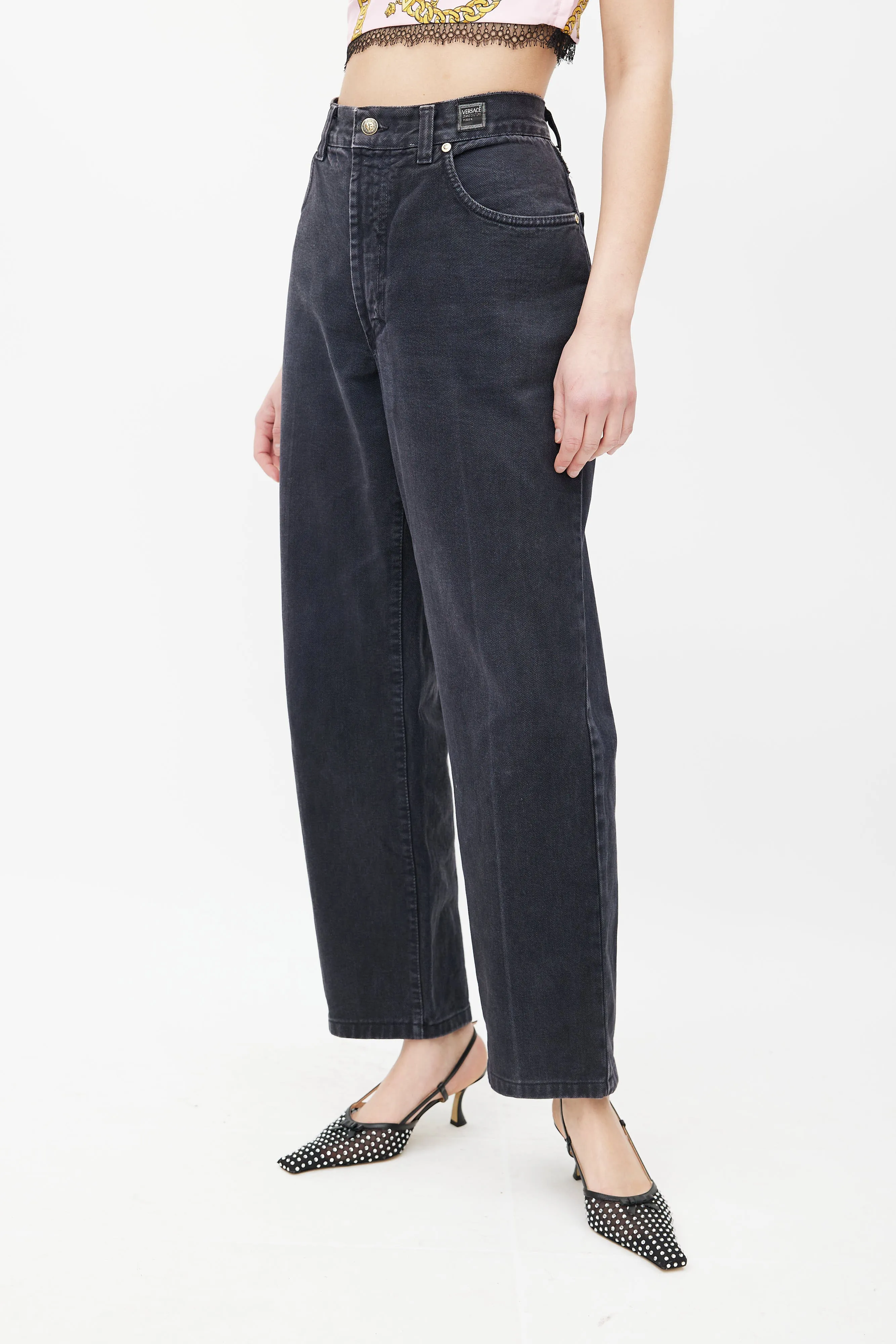Black Wide Leg Jeans