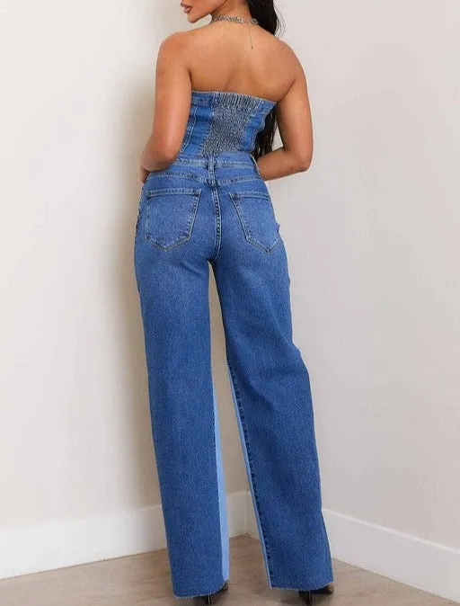 Both Ways Color Block Jeans