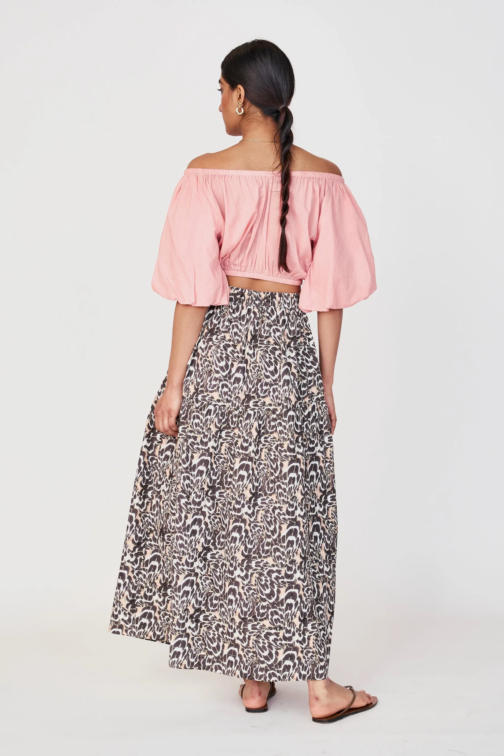 Brighton Skirt in Sandy Shell