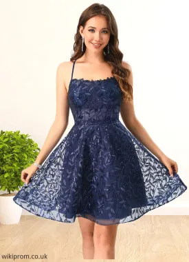Brisa Scoop A-line Lace Dresses SWKP0022544