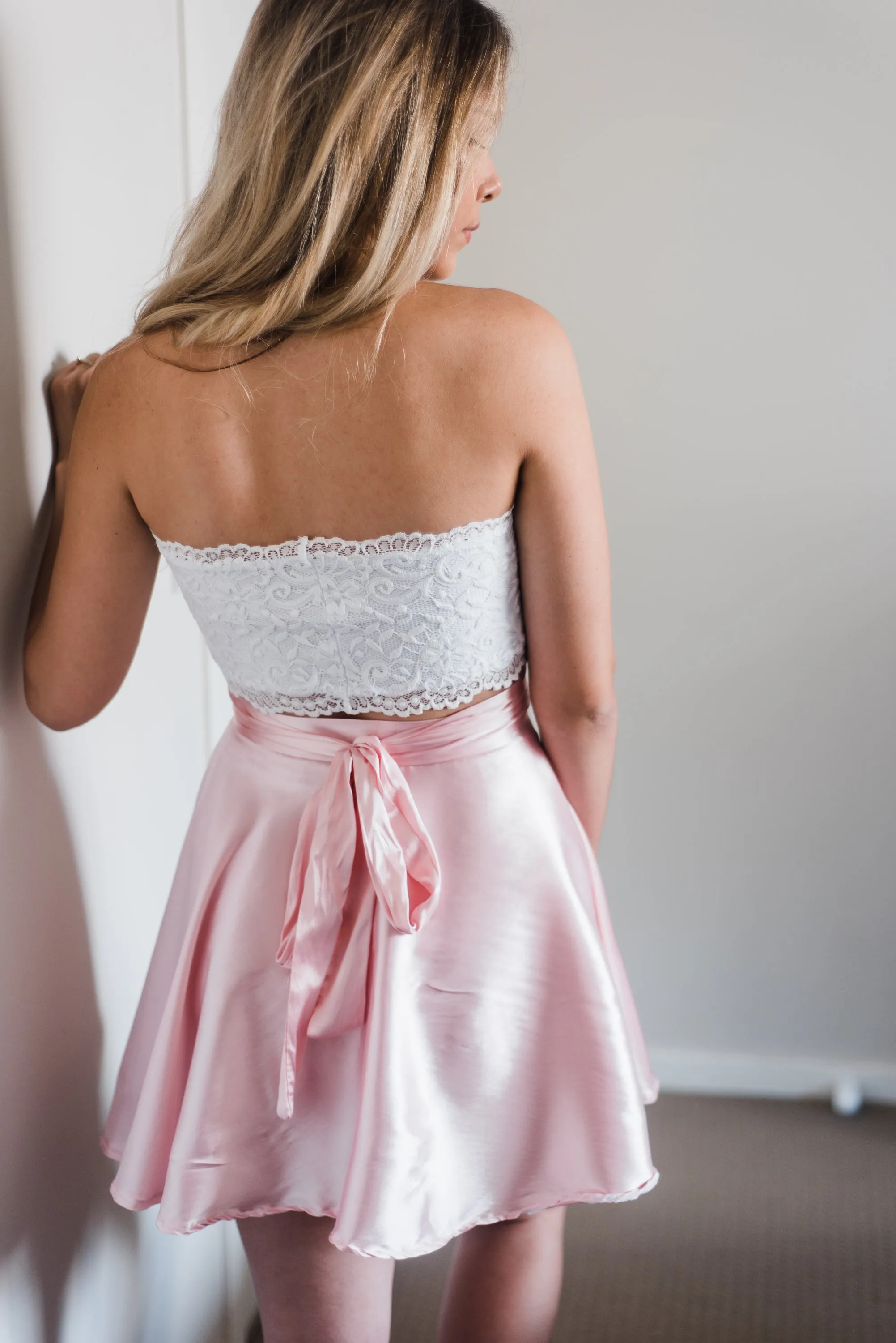 Camellia Lace Bandeau Crop
