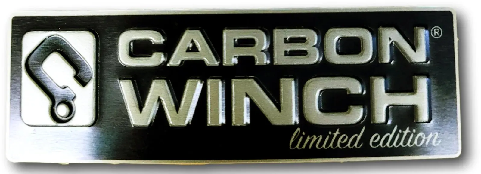 Carbon Offroad Sandy Taupe Metal Badge