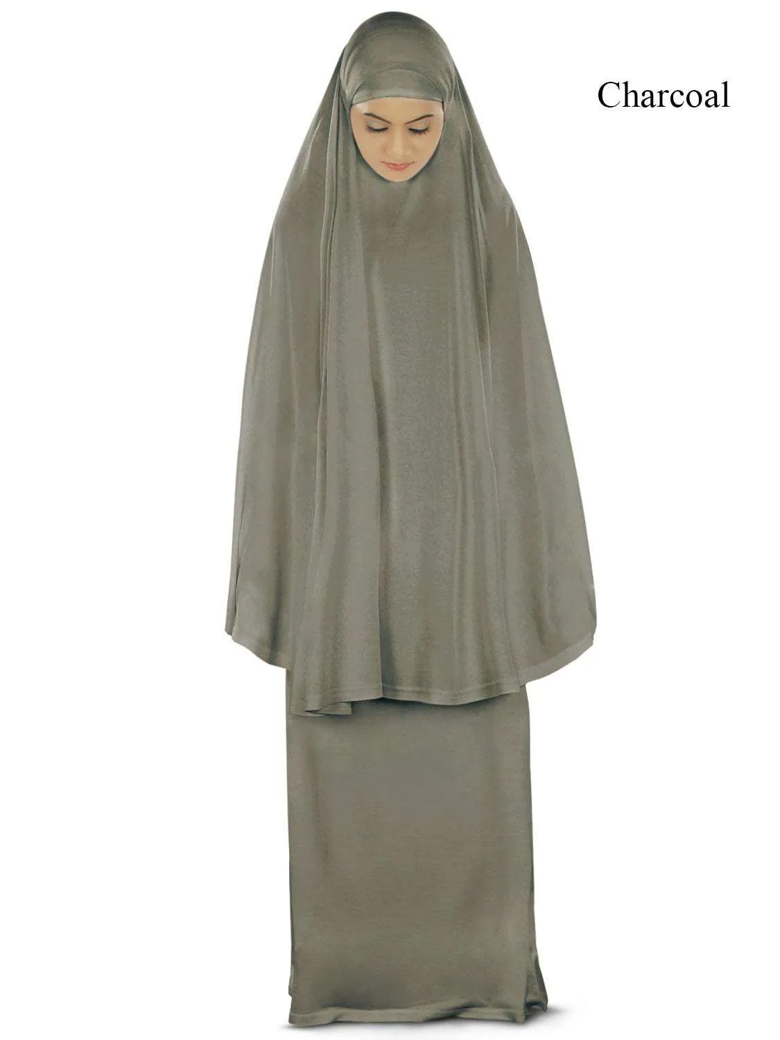 Dua Prayer Set (Khimar   Long Skirt)  - Soft Viscose Jersey
