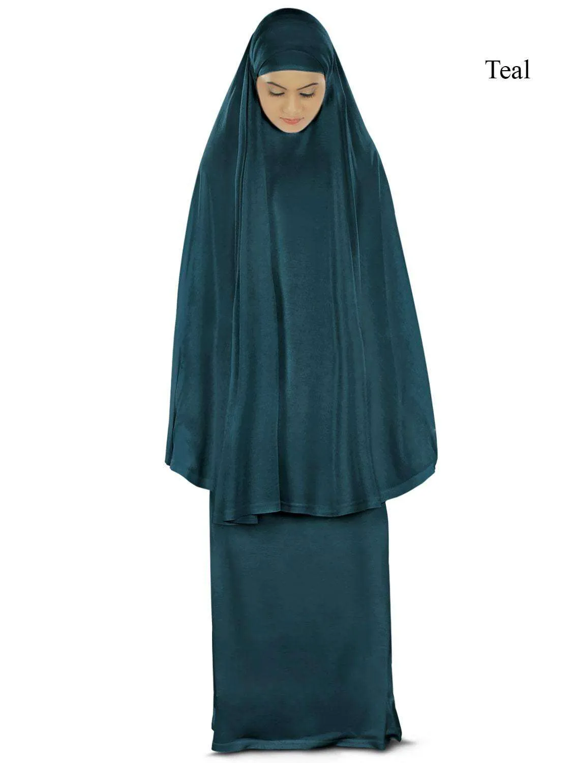 Dua Prayer Set (Khimar   Long Skirt)  - Soft Viscose Jersey