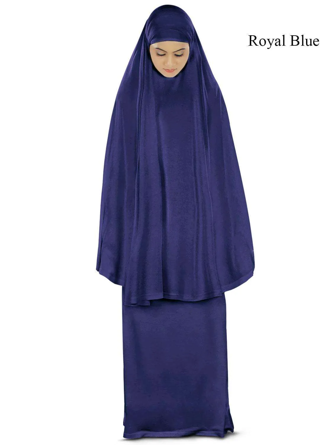 Dua Prayer Set (Khimar   Long Skirt)  - Soft Viscose Jersey