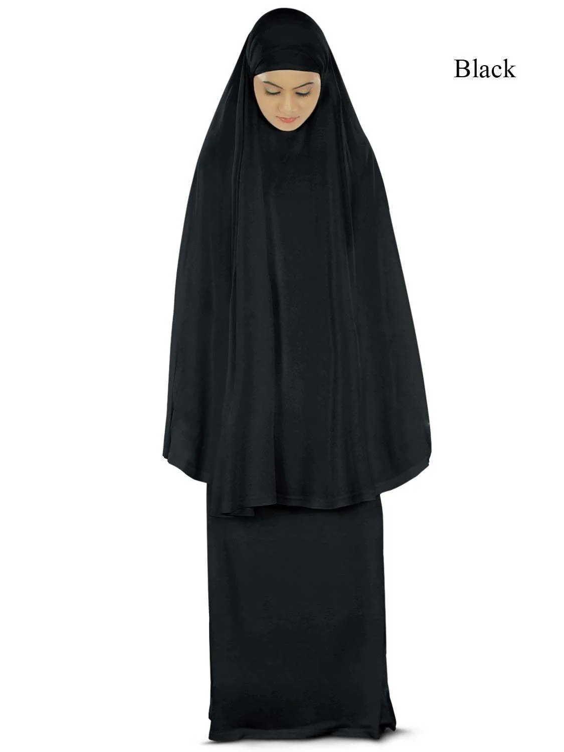 Dua Prayer Set (Khimar   Long Skirt)  - Soft Viscose Jersey
