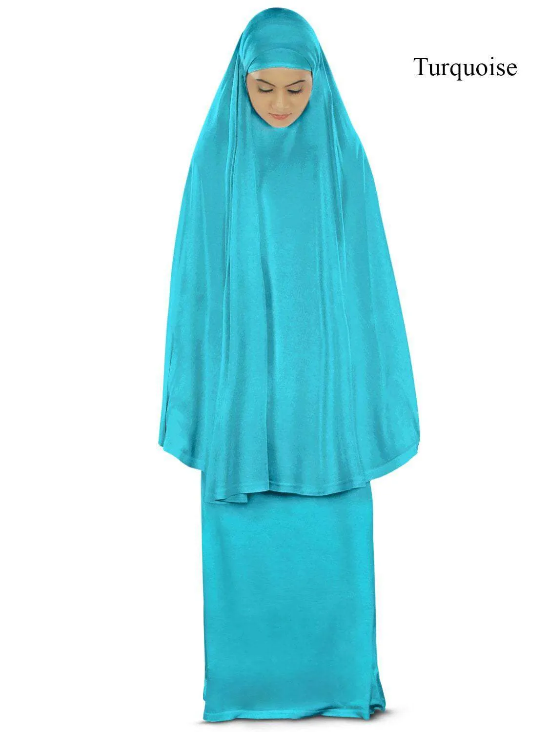 Dua Prayer Set (Khimar   Long Skirt)  - Soft Viscose Jersey