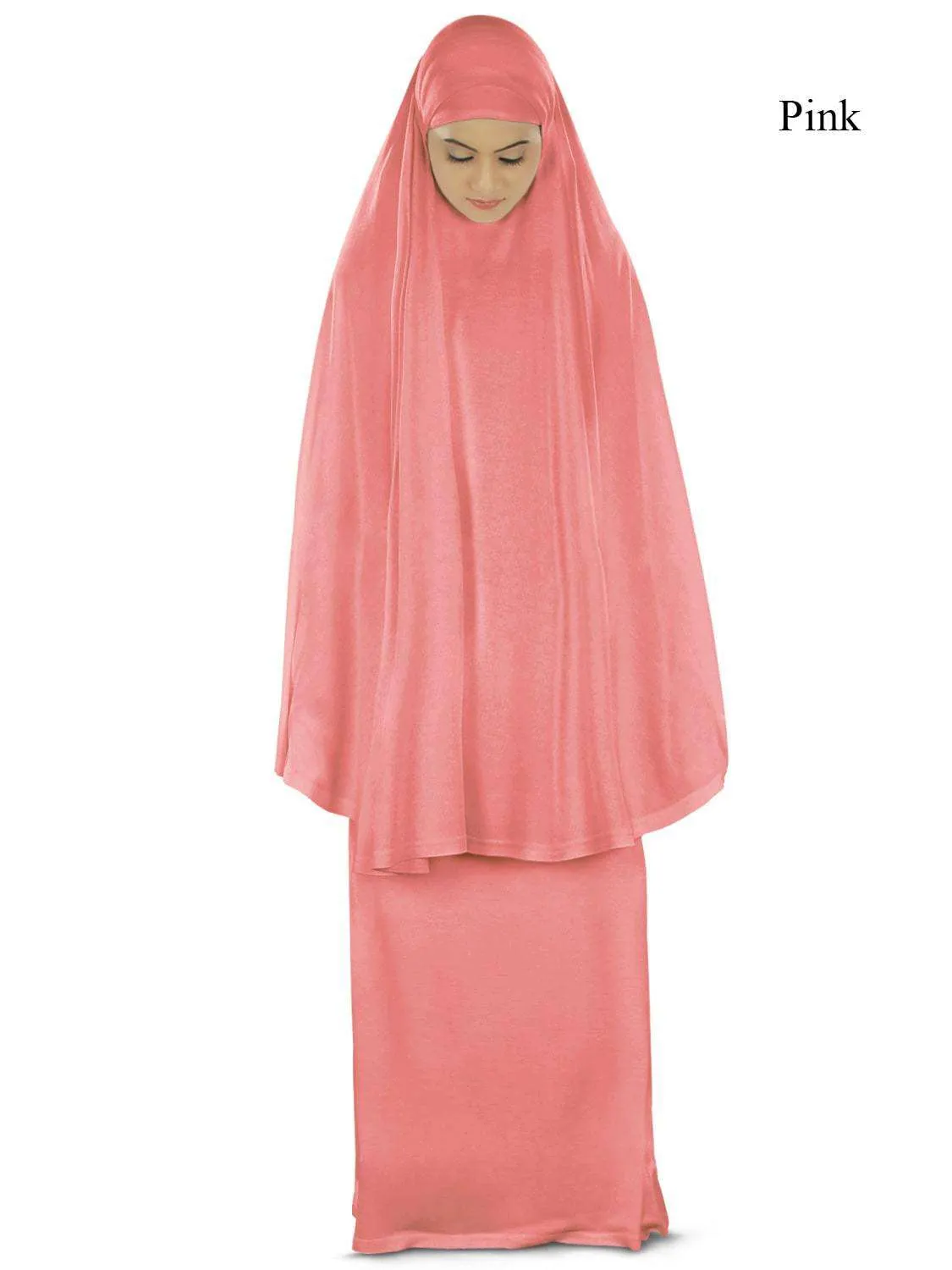 Dua Prayer Set (Khimar   Long Skirt)  - Soft Viscose Jersey