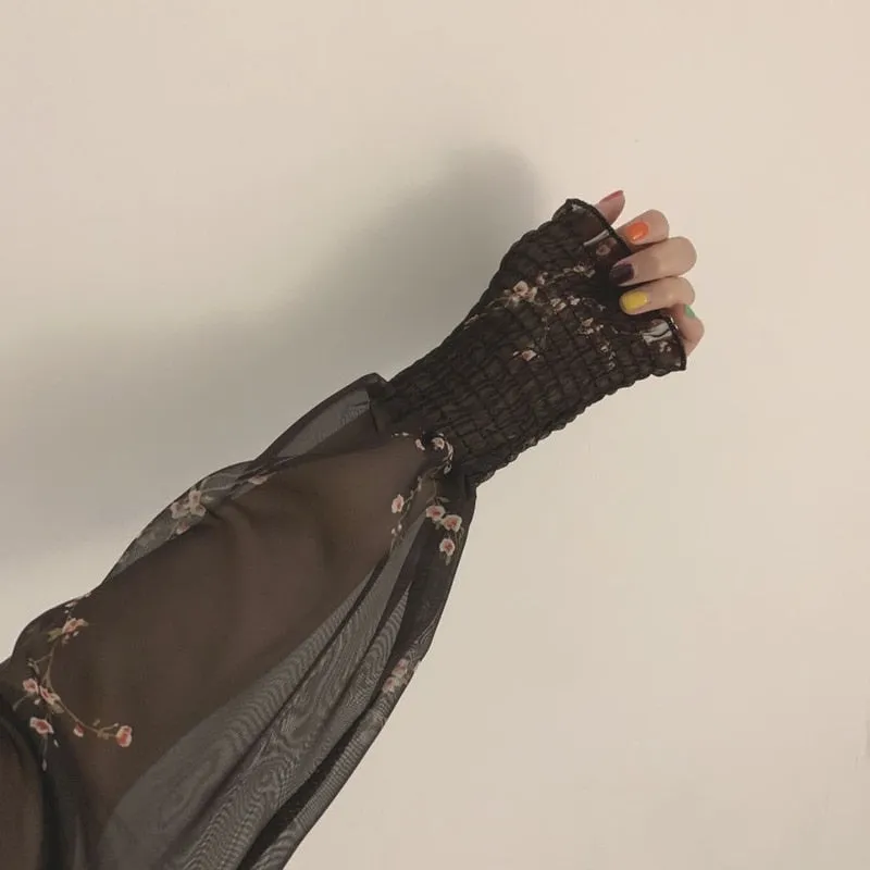 Feronia Vintage Chiffon Dress