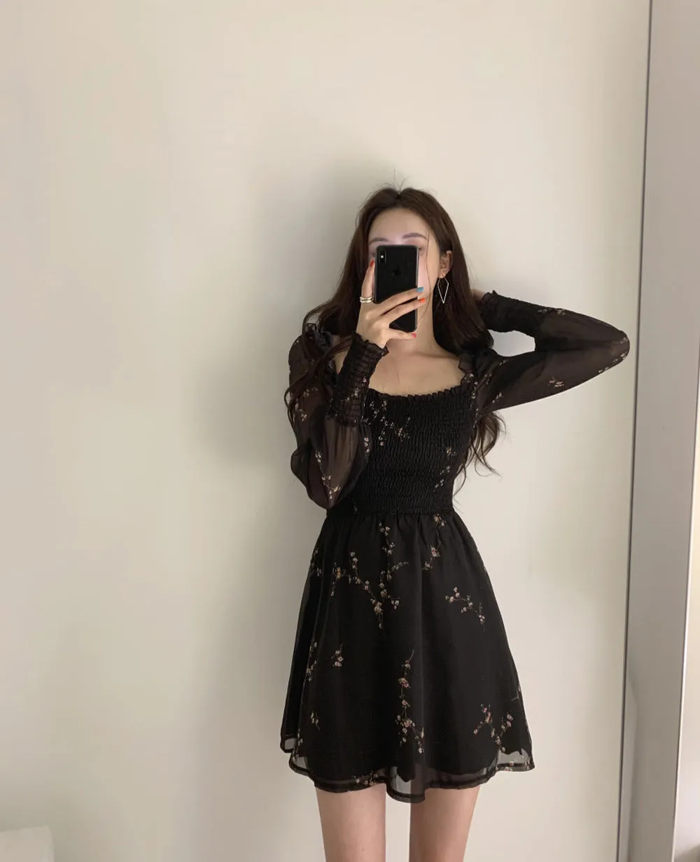Feronia Vintage Chiffon Dress