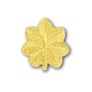 First Class Major Pin Insignia Pair (Gold/Silver)