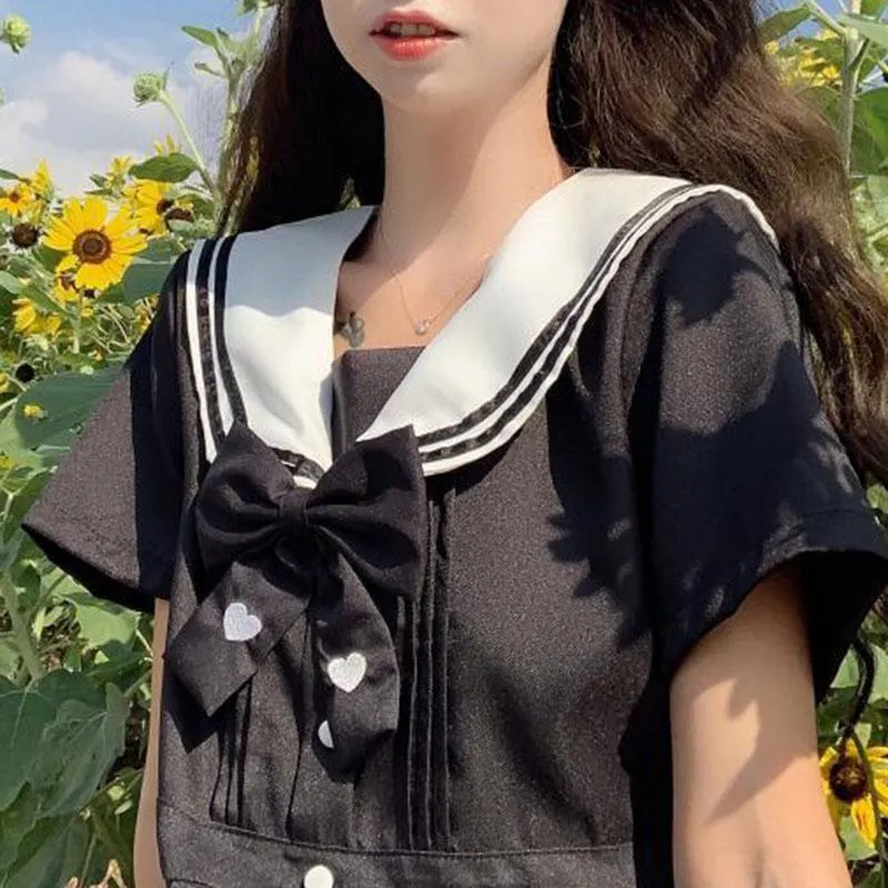 Girly Sailor School Uniform Dress SD01223