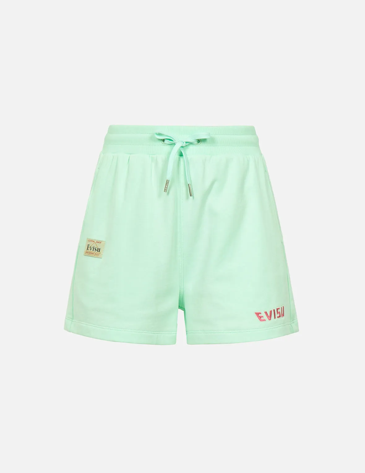 Graffiti Daruma Daicock Print Sweat Shorts
