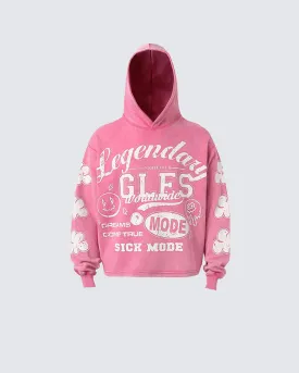Graffiti Print Hoodie