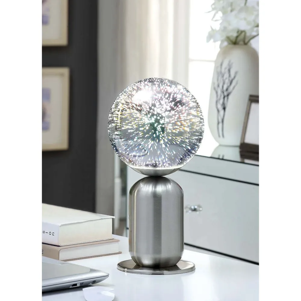 Gwen - Table Lamp - Sandy Nickel
