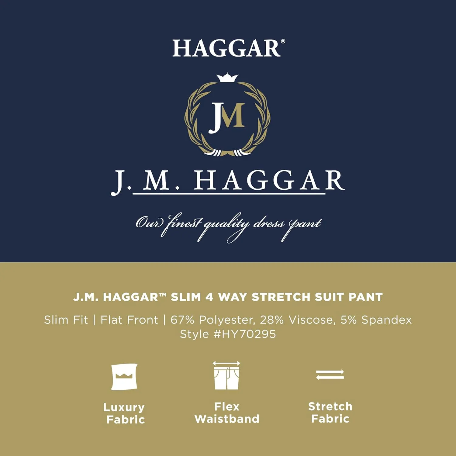 Haggar Men's Stripe Slim-Fit Suit Separate Jacket