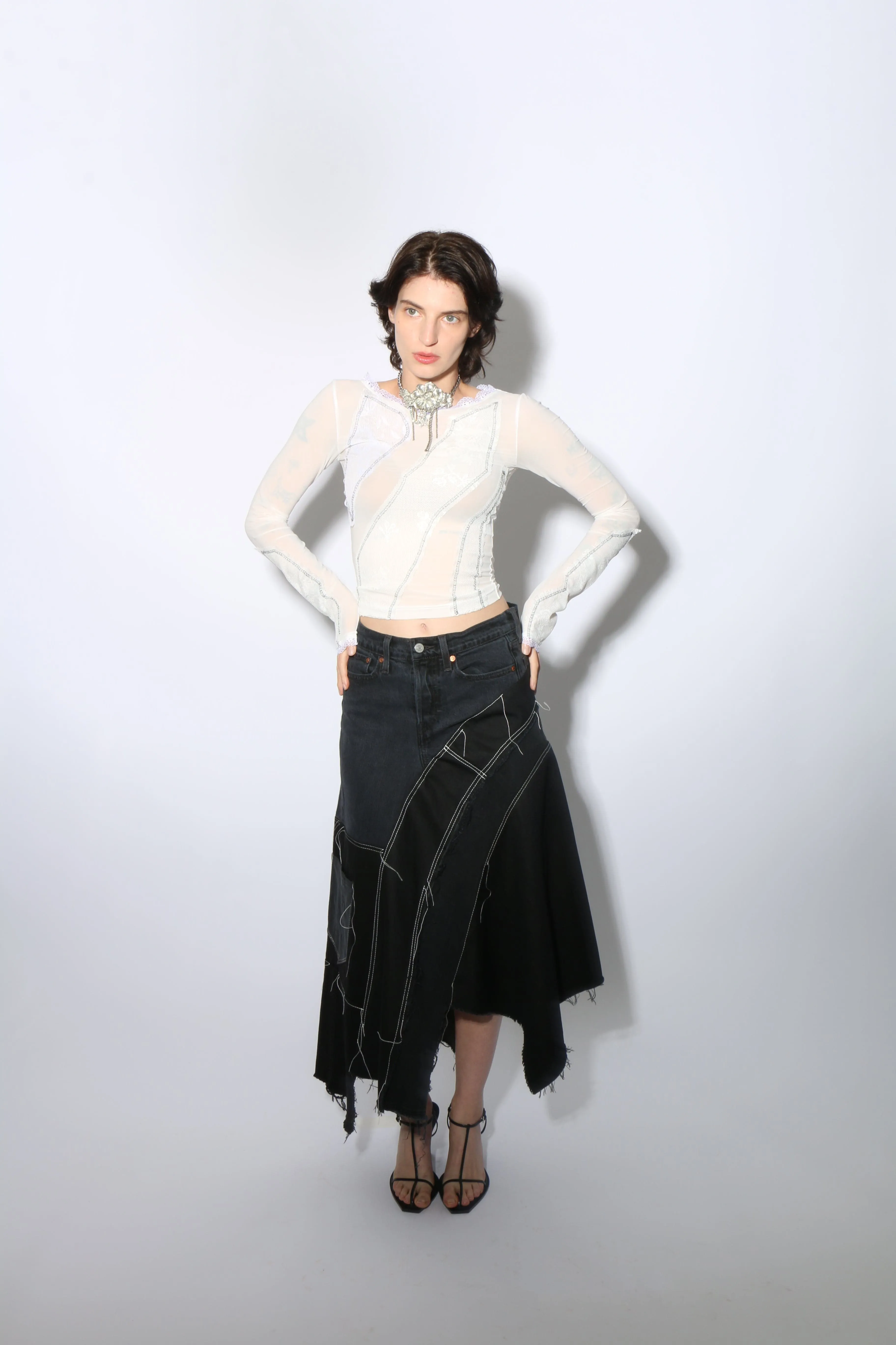 Honey White Long Sleeve T-Shirt