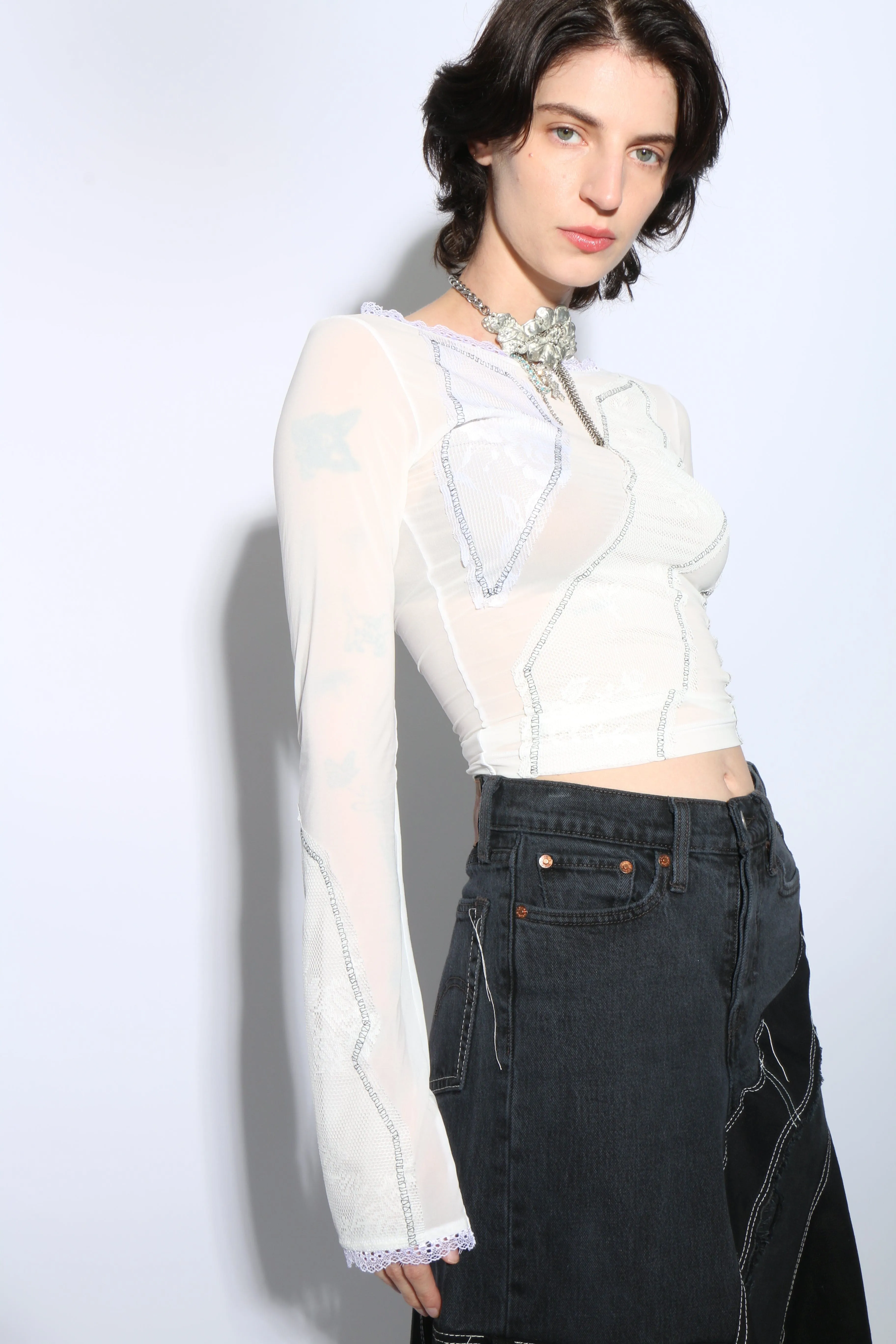 Honey White Long Sleeve T-Shirt