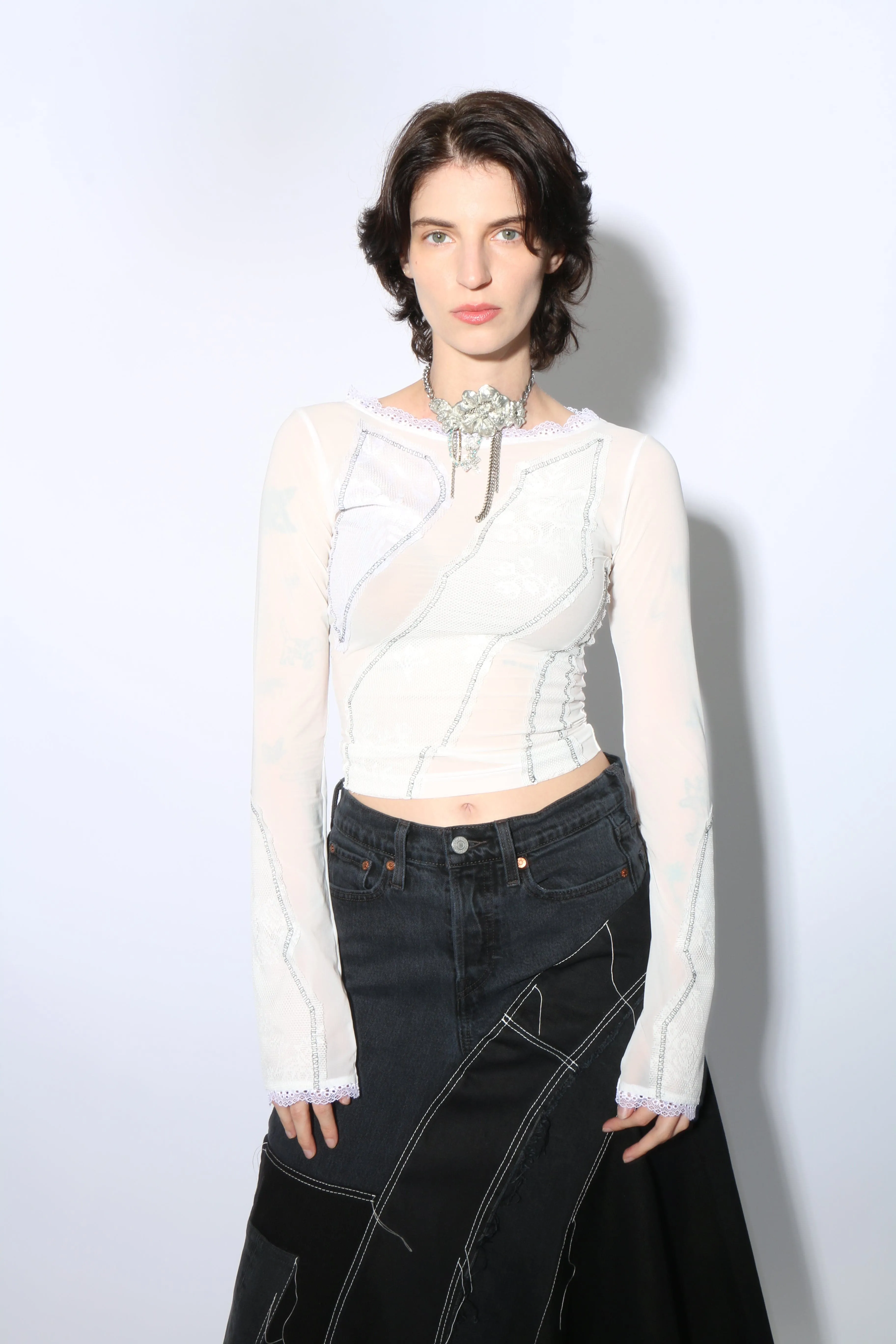 Honey White Long Sleeve T-Shirt