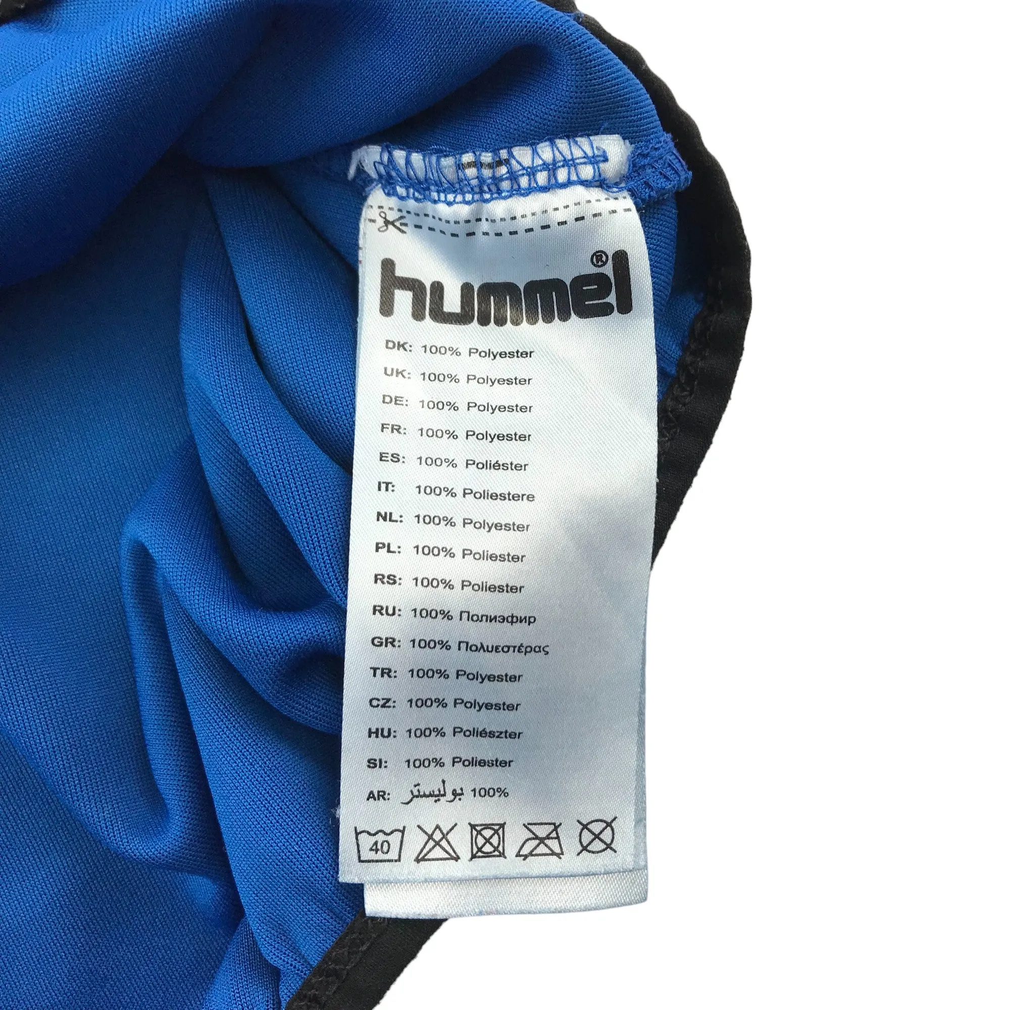 Hummel Rangers FC Sweater Size XL Royal Blue Half Zipper Sport Top
