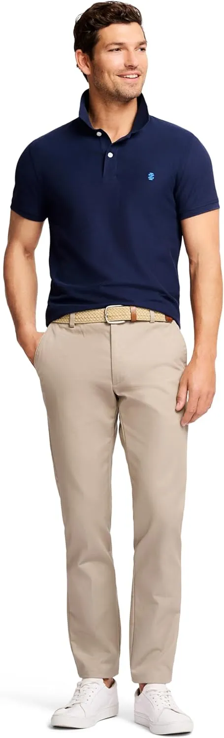 IZOD Men's Advantage Performance Short Sleeve Polo Shirt