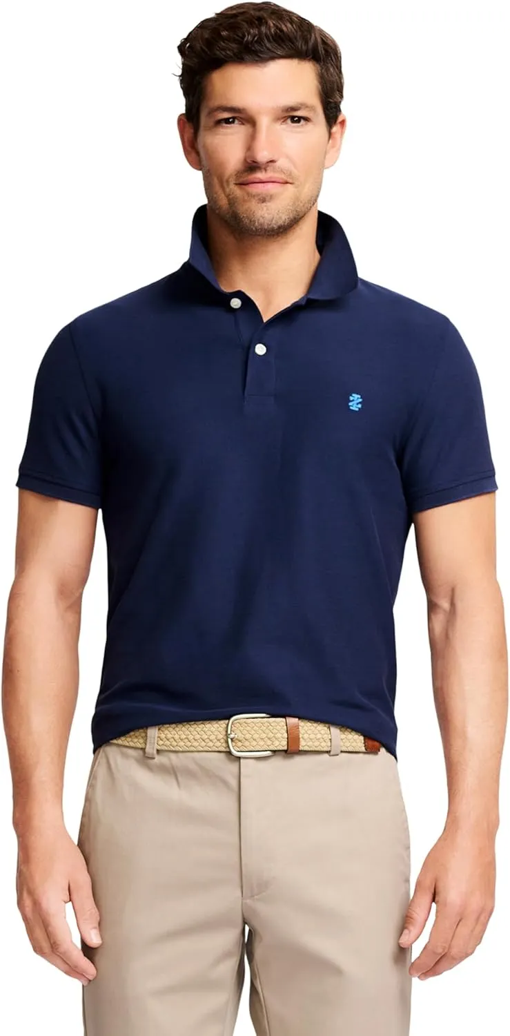 IZOD Men's Advantage Performance Short Sleeve Polo Shirt