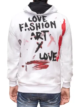 LFA Graffiti Zip Hoodie - White