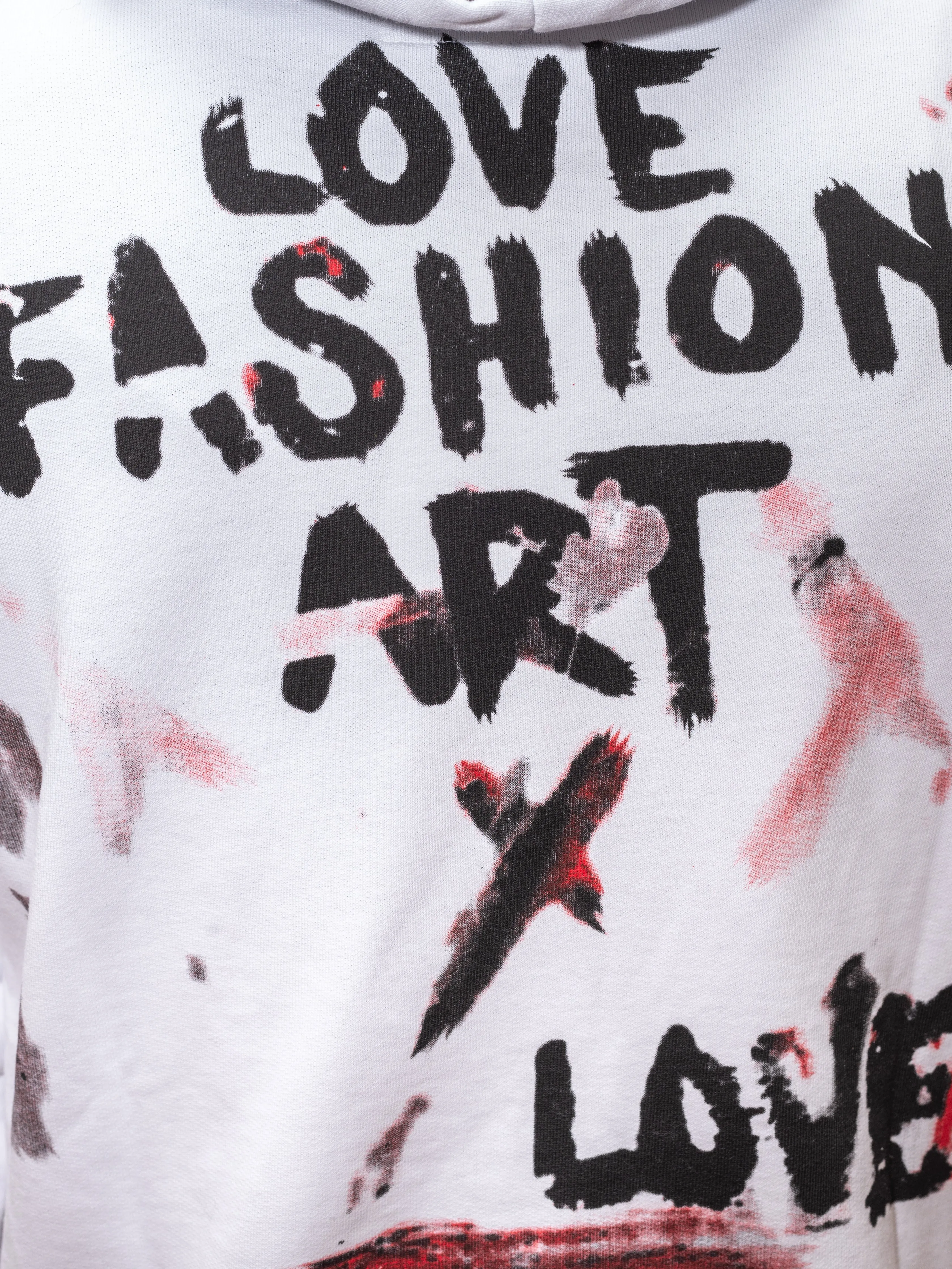 LFA Graffiti Zip Hoodie - White