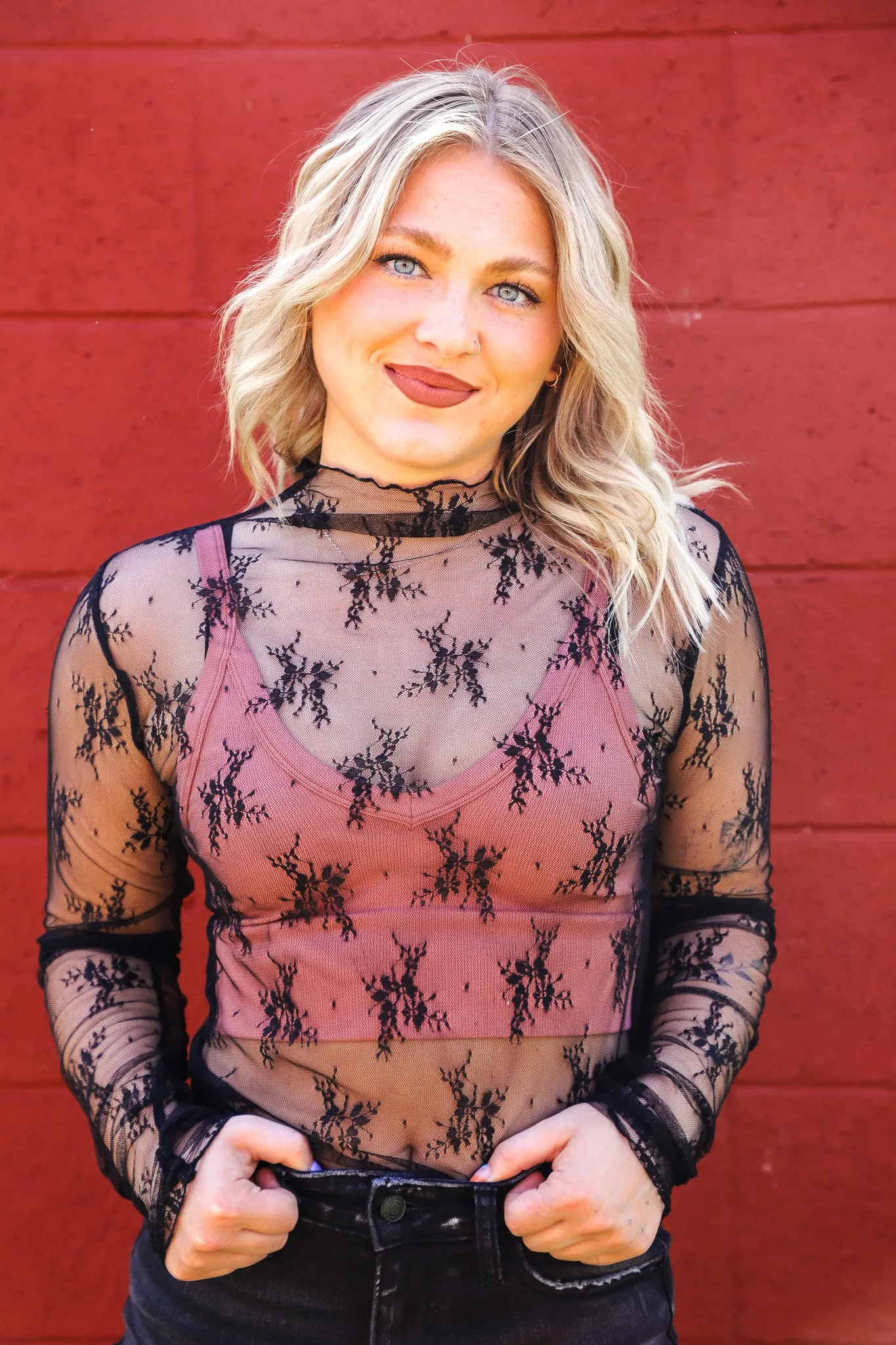 Long Beach Lace Top