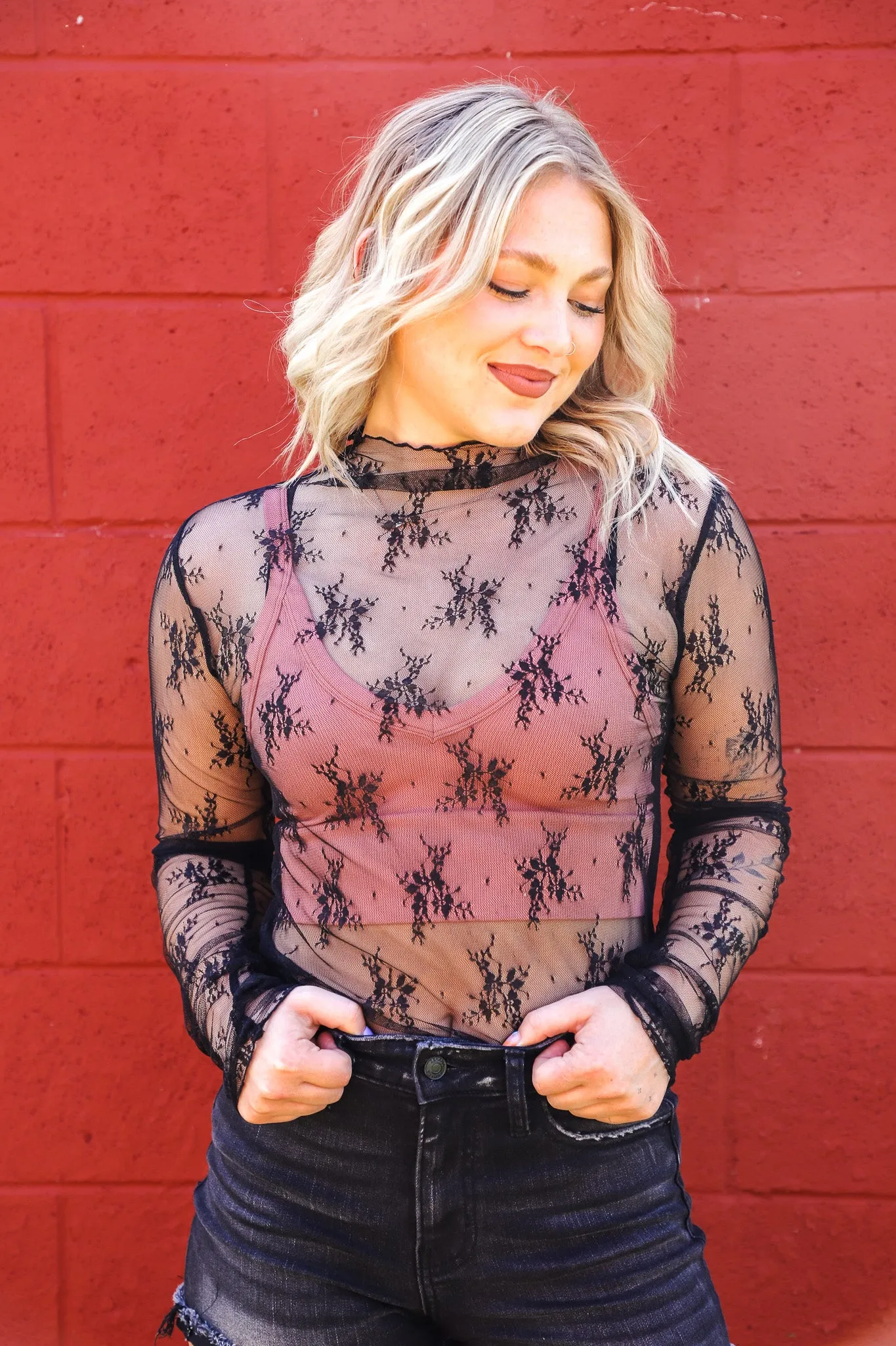 Long Beach Lace Top