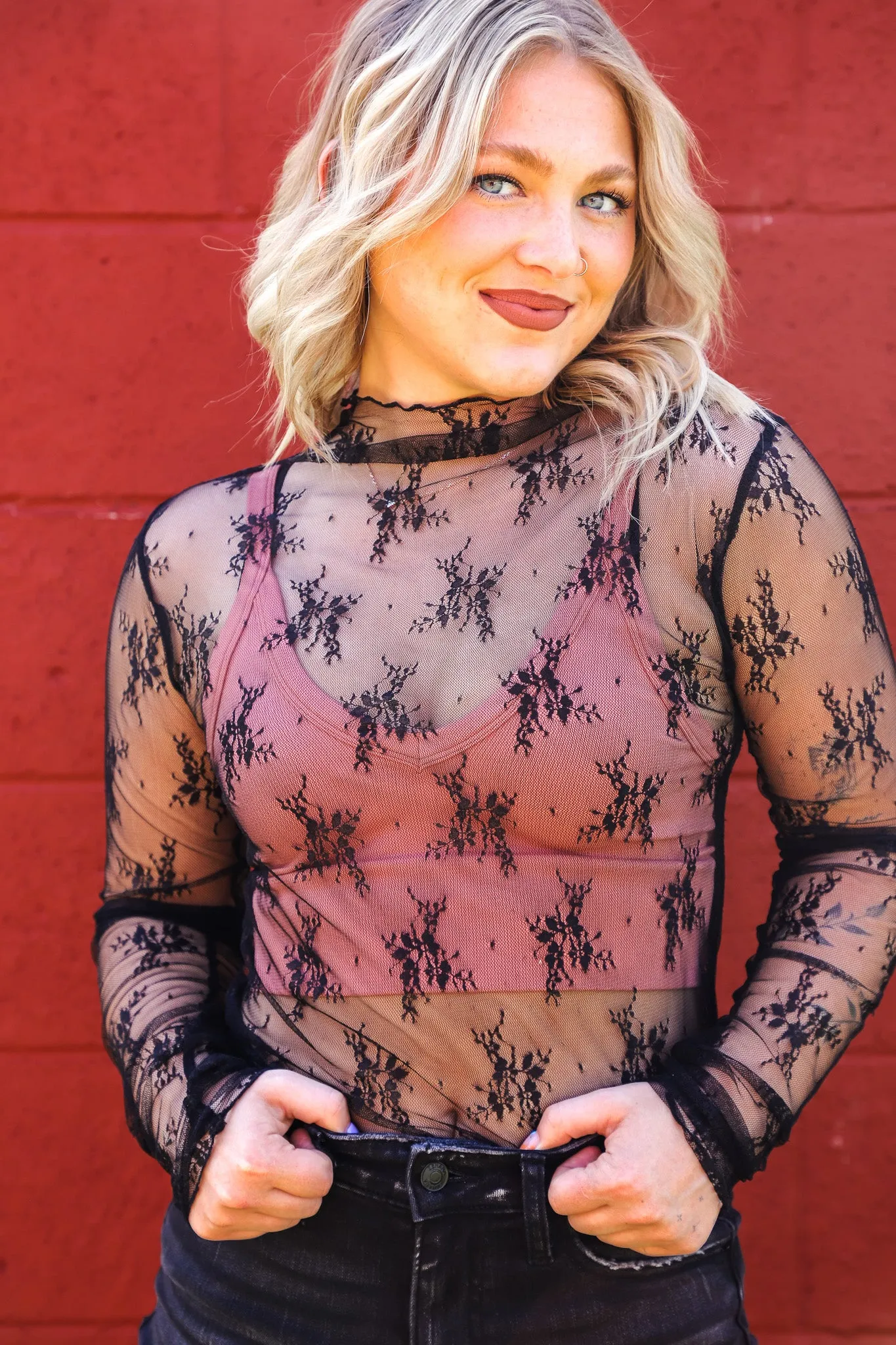 Long Beach Lace Top