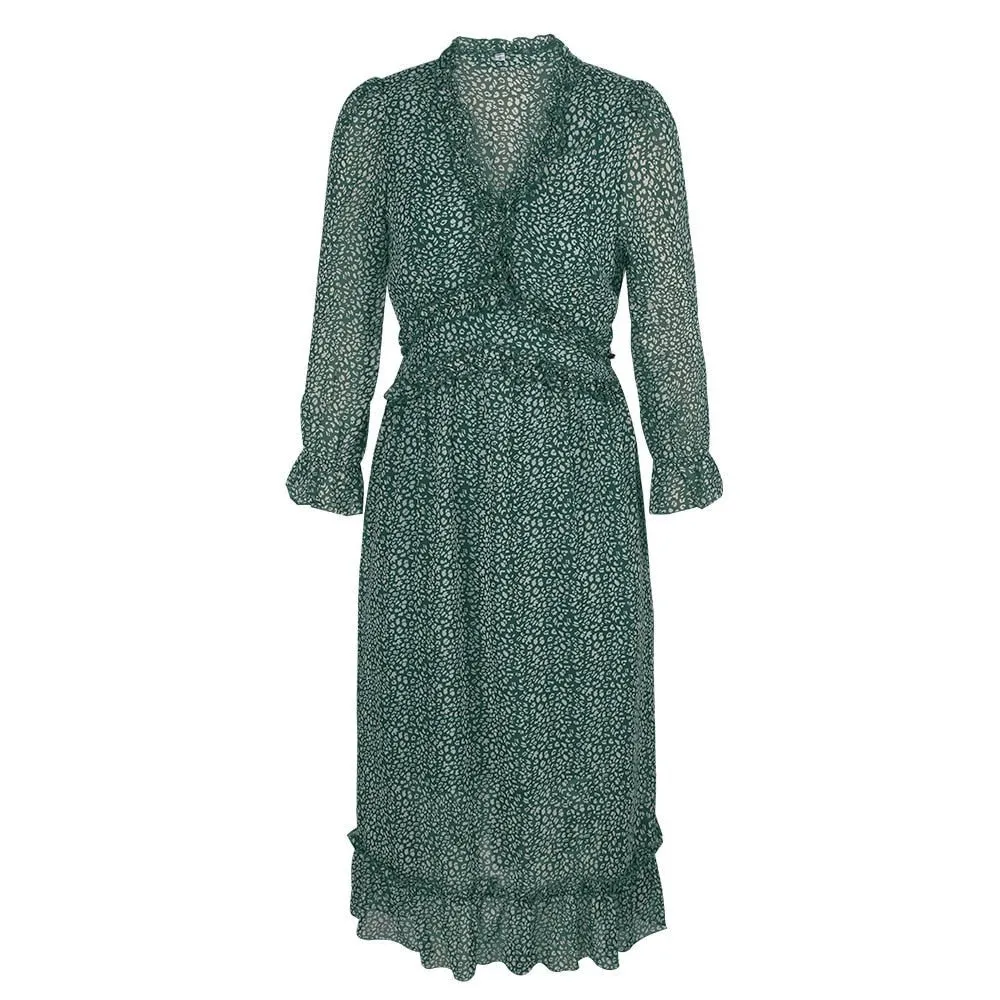 LOSSKY Lovely Chiffon Ruffle Dress