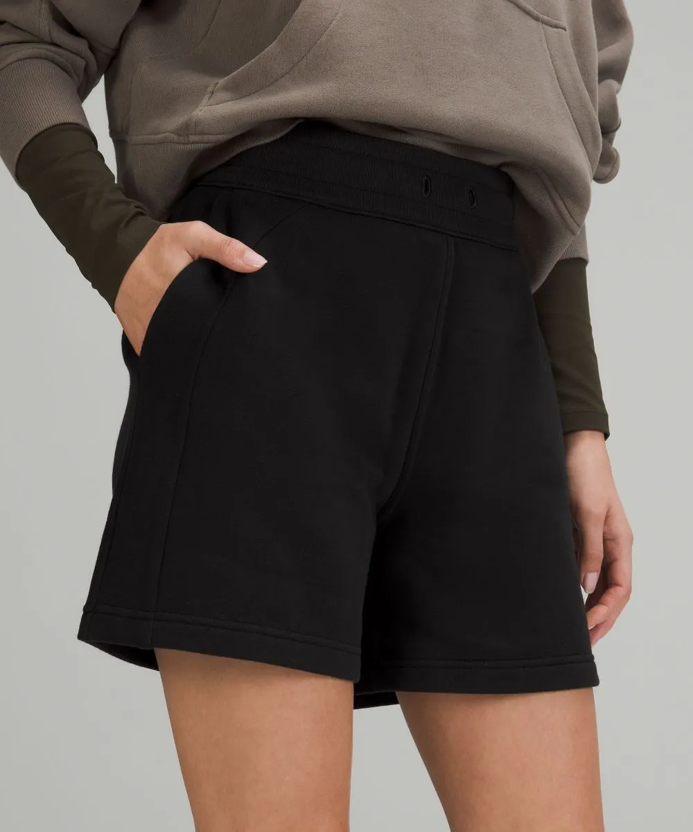 Lululemon High Rise Scuba Shorts, Black