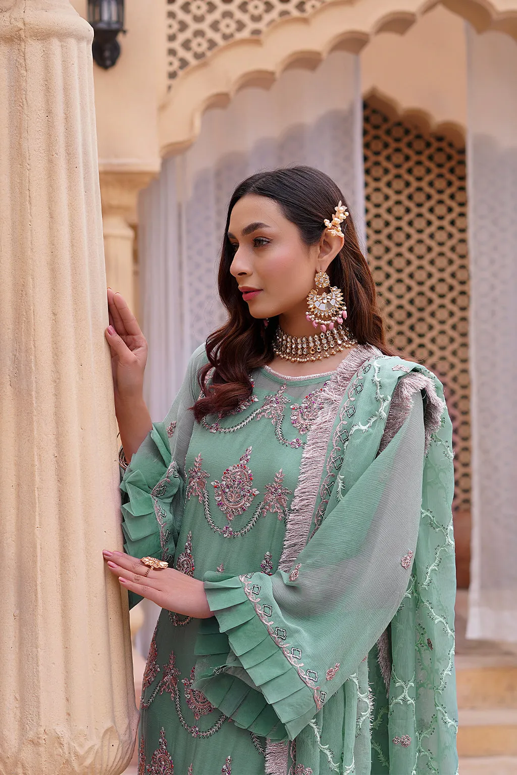 Maryam's Afsaneh Embroidered Formal Festive Collection – A-06