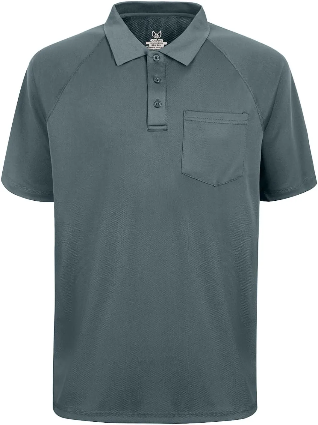 Mens Moisture Wicking Golf Polo Shirts UPF 50  Short Sleeve Shirt M-5XL