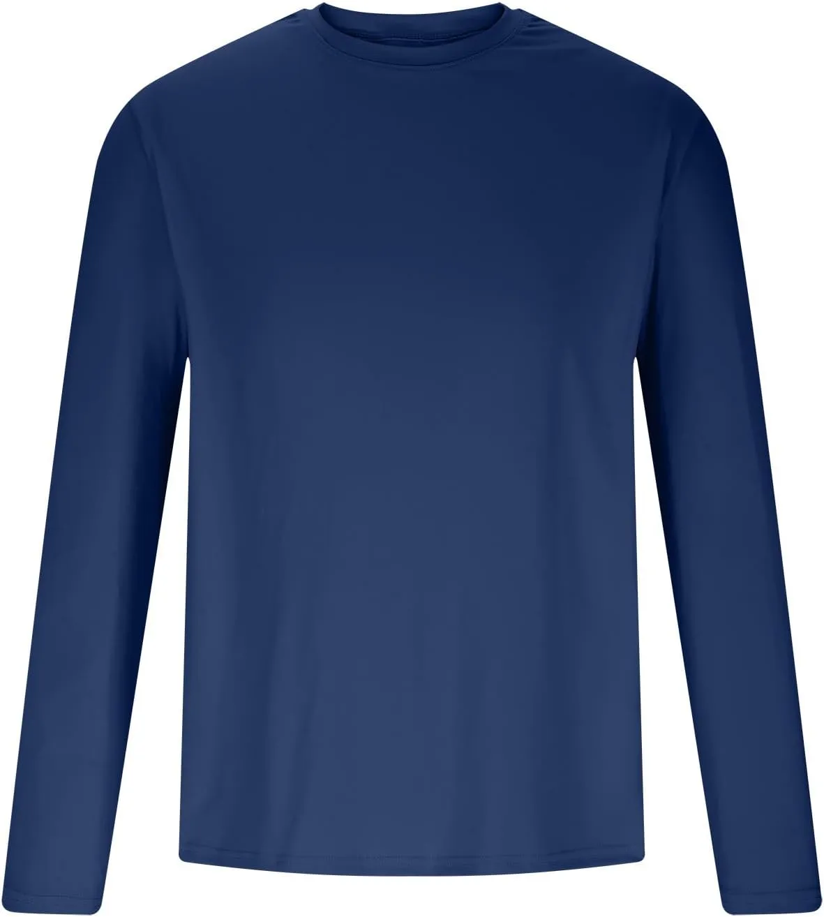 Mens UPF 50  Uv Sun Protection Shirts Long Sleeve Outdoor SPF Rash Guard T-Shirt Cool Quick Dry Athletic Workout Top