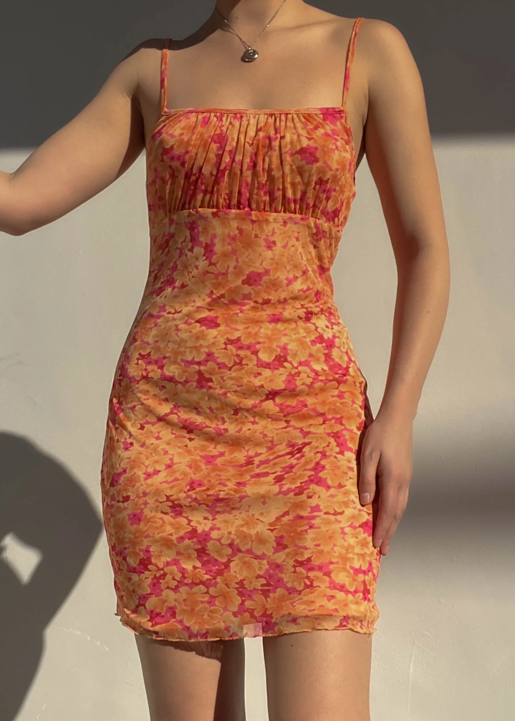 Michelle Floral Mini Dress (S)