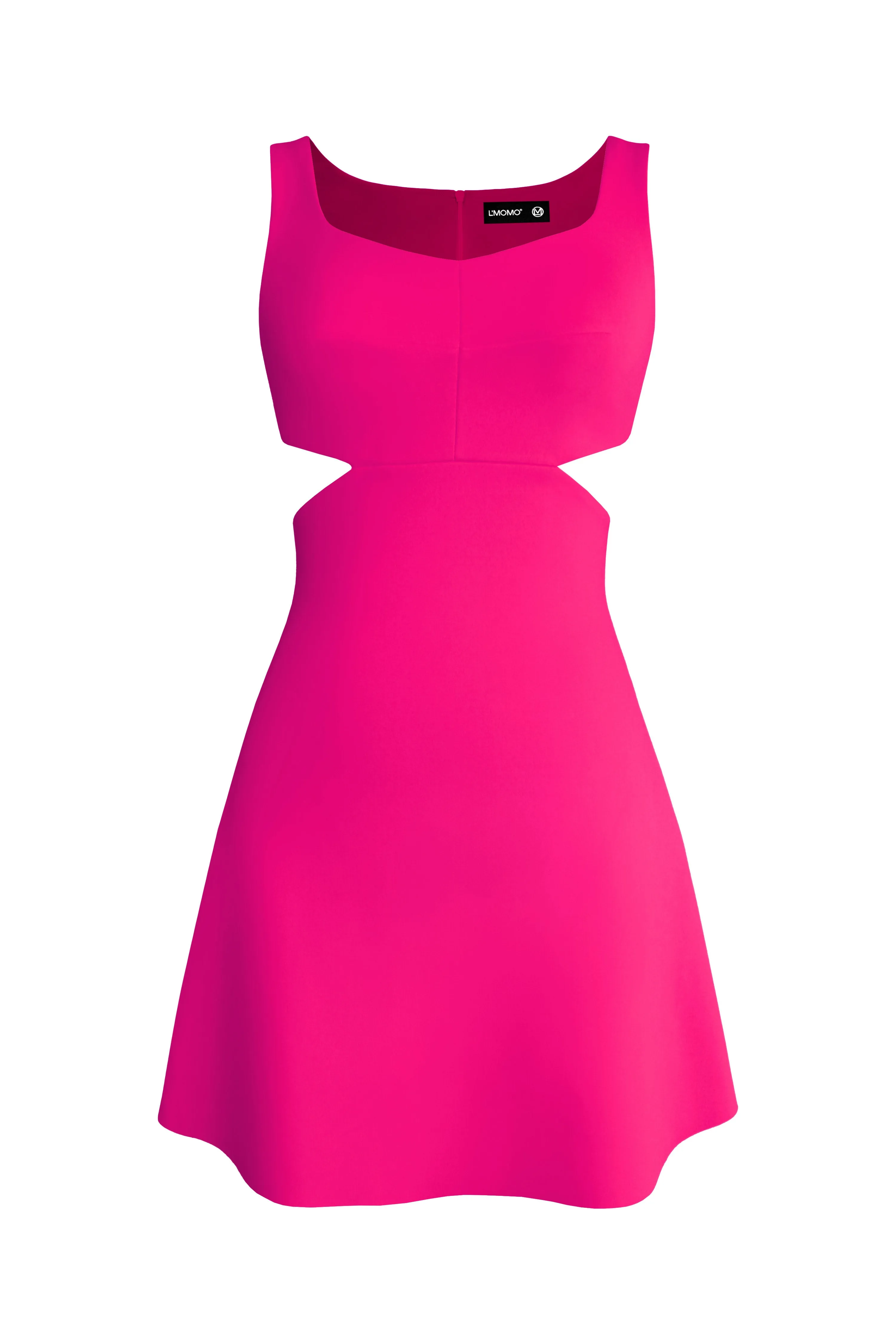 Mini Dress with Waist Cut-out