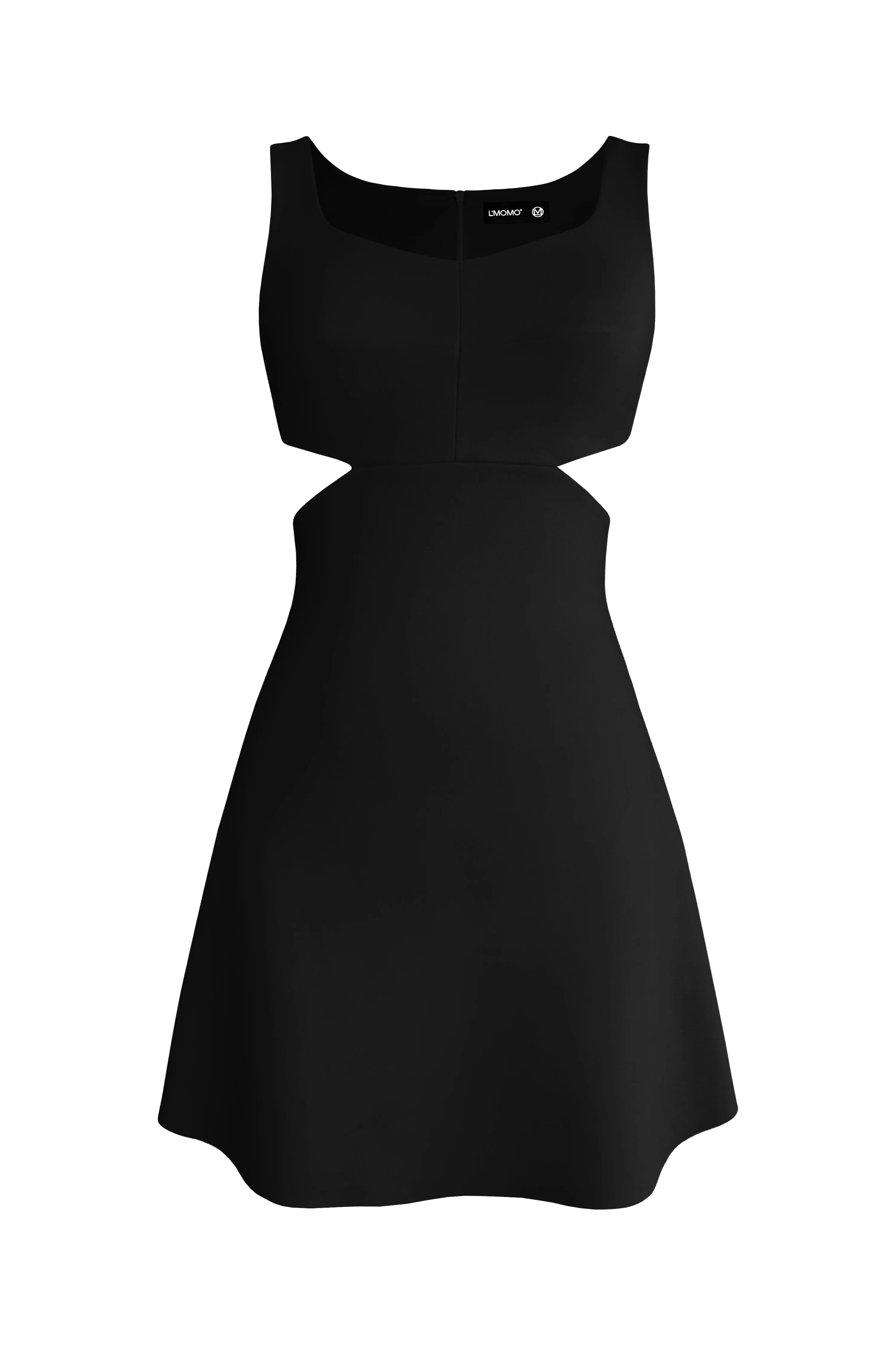 Mini Dress with Waist Cut-out