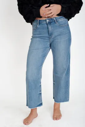 Mischief Crop Wide Leg Jeans