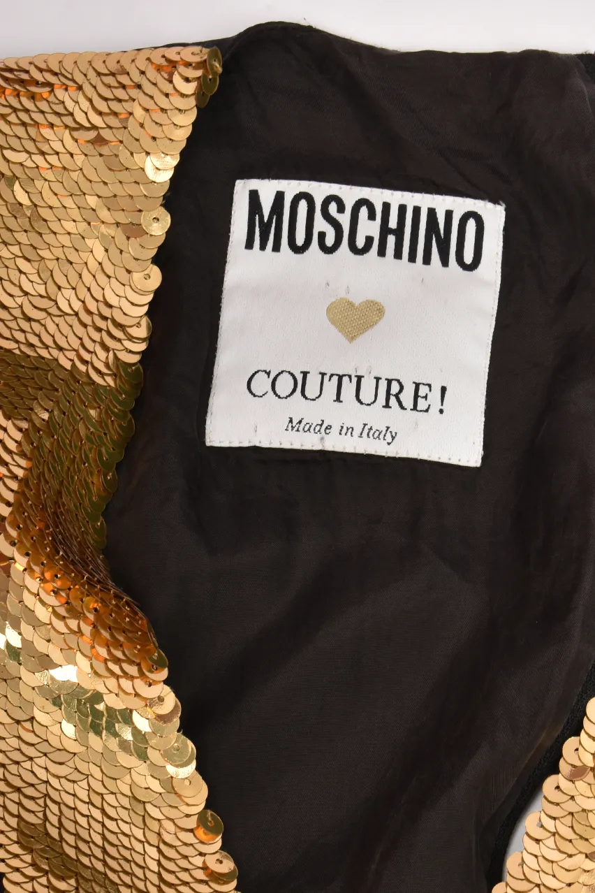 MOSCHINO COUTURE! VIP SEQUIN MINI DRESS