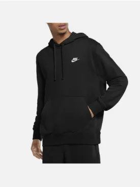 Nike Felpa con cappuccio da uomo con tasca a marsupio Sportswear Club CZ7857 010 nero