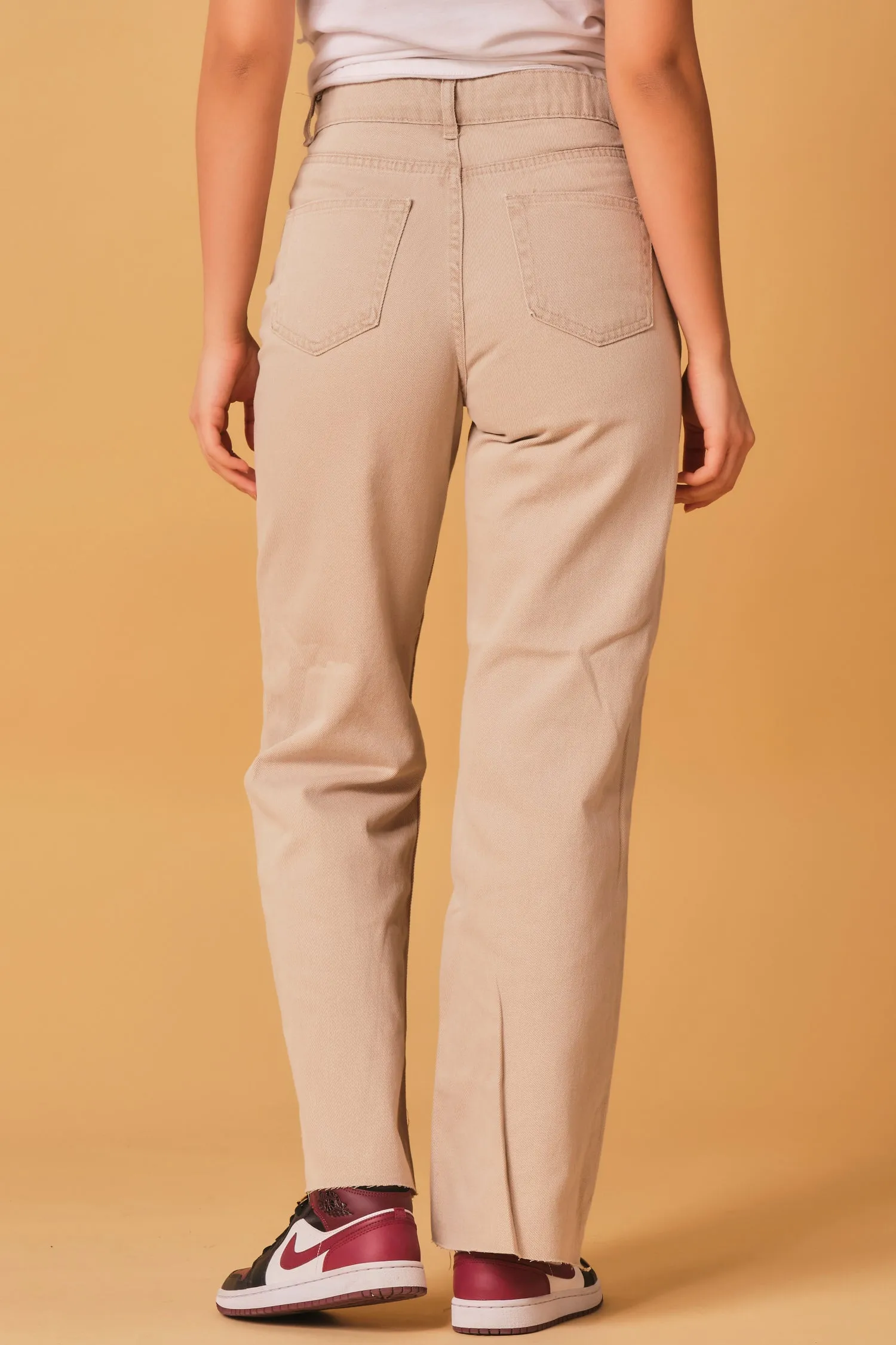 Nude Wide Leg Jeans