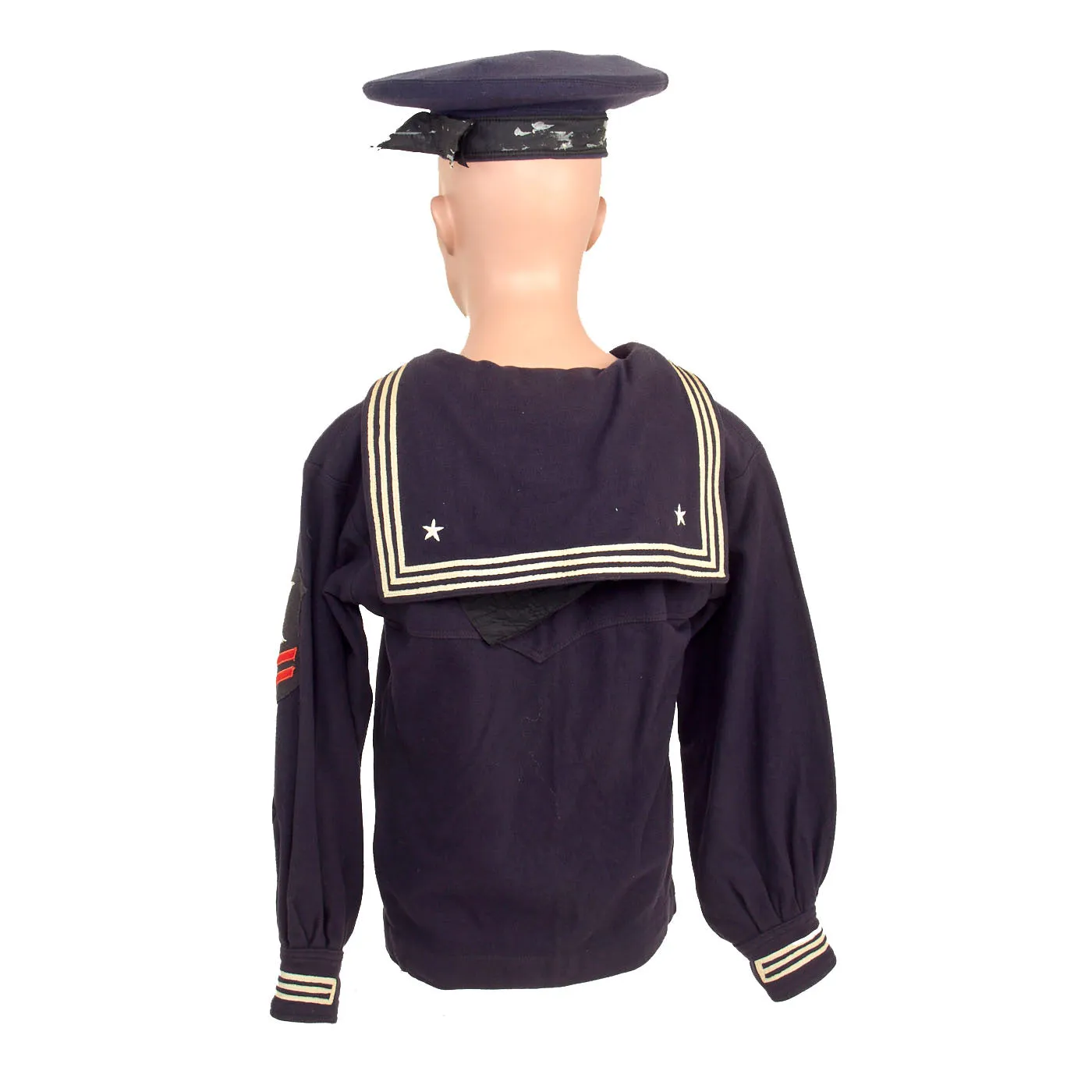 Original U.S. WWI US Navy Named Aviation Crewman’s’ Dress Blue Uniform Set - 2nd Class Aviation Quartermaster R. L. Caldwell