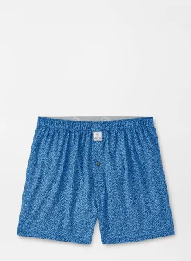 Peter Millar Luck Of The Irish Performance Boxer Short In Sport Navy