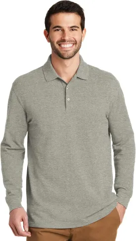 Port Authority EZCotton Long Sleeve Polo